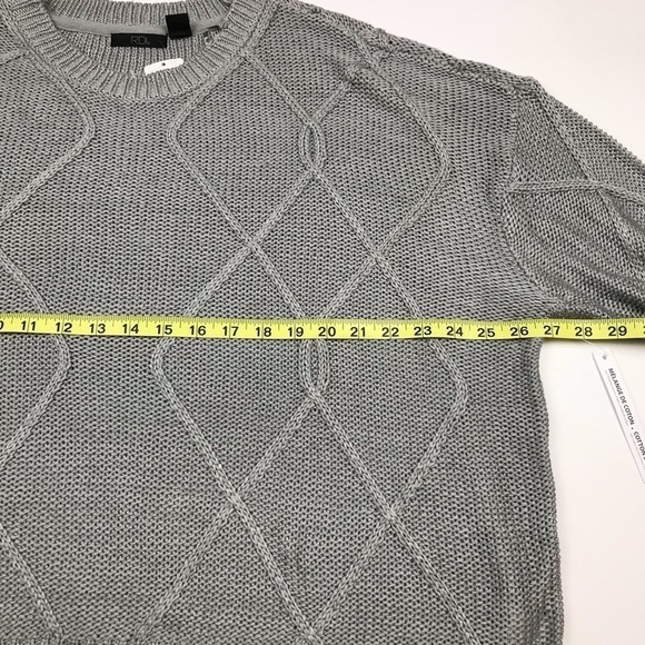 NEW RDI Crewneck Cable Knit Sweater 3X - Picture 5 of 9